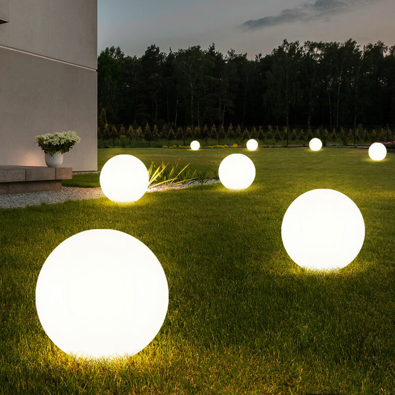 foto del prodotto globo luminoso solare da giardino globo luminoso solare a led decorazione da giardino globo solare per esterni 20 cm, durata della luce circa 6 8