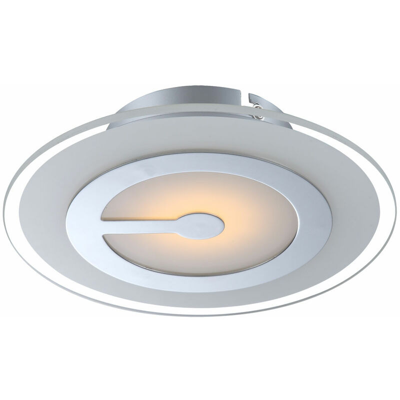foto del prodotto globo plafoniera led cromo 6 watt luce 41698 2