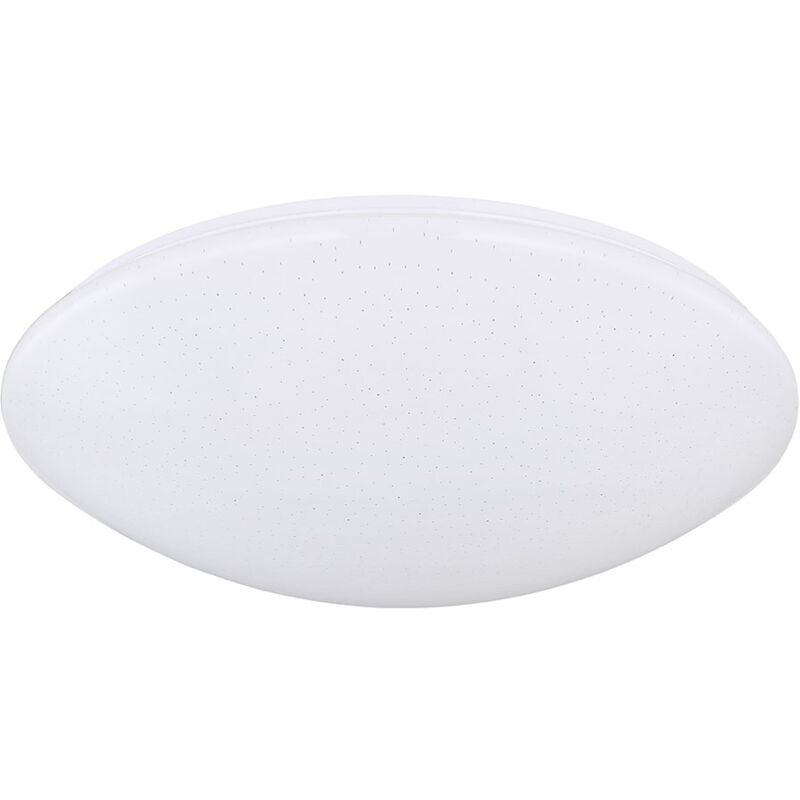 foto del prodotto globo plafoniera led fonti paralume in acrilico con effetto stella 24 watt bianco rotondo