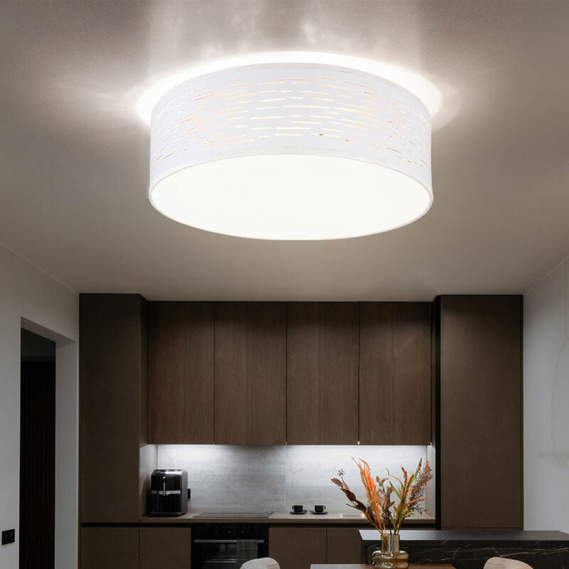 foto del prodotto globo plafoniera led lampada da soggiorno plafoniera da cucina, metallo plastica bianca, interruttore a 3 stadi cct, 20w 1180lm 3000k 4000k 6000k,
