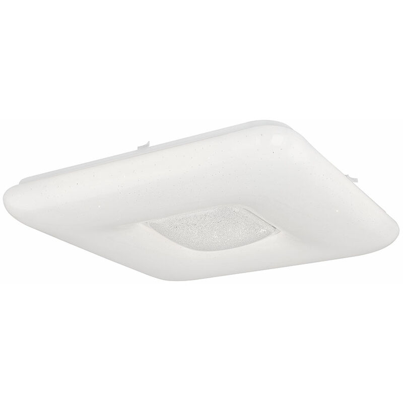 foto del prodotto globo plafoniera smart con telecomando lampada da soffitto effetto stella dimmerabile cristalli di luce diurna, controllo vocale da app, cct, 1x