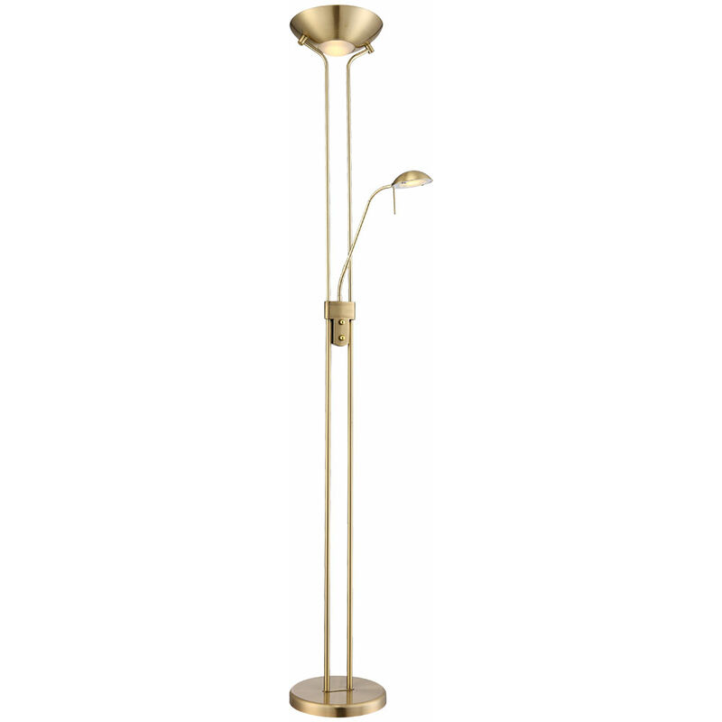 foto del prodotto globo proiettore da soffitto lampada da lettura dimmerabile lampada flessibile da soggiorno lampada da terra a led lampada da terra, 1x 16w 1x