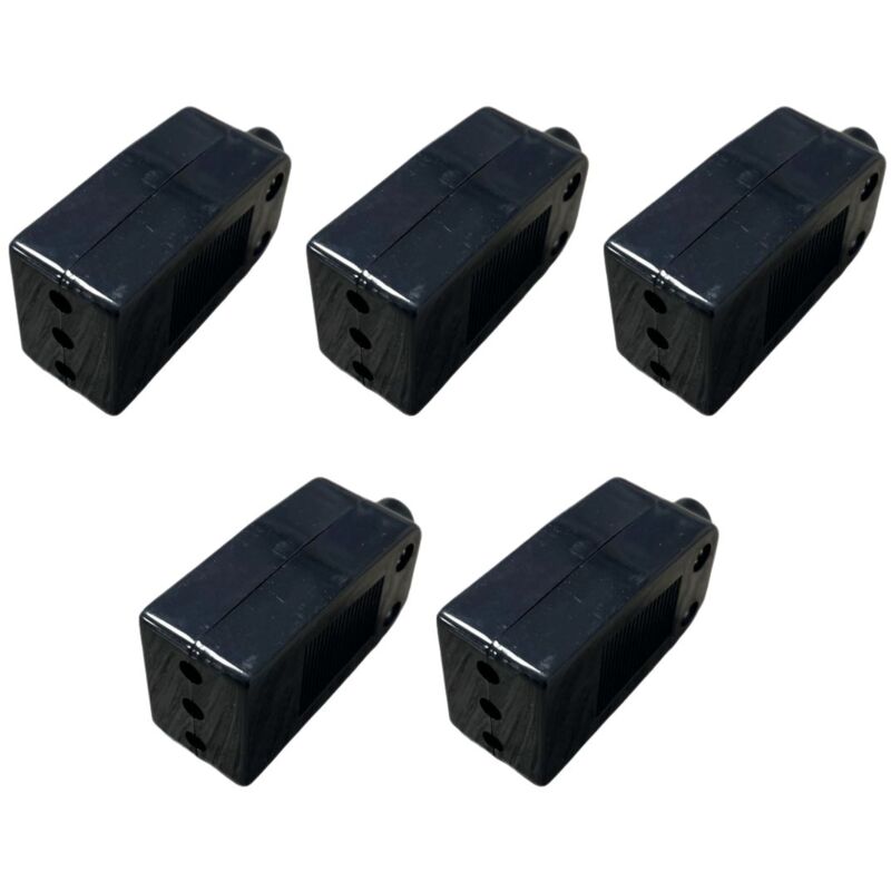 foto del prodotto gloca set 5 prese volanti 10a 2p t nero femmina standard italiano 250v