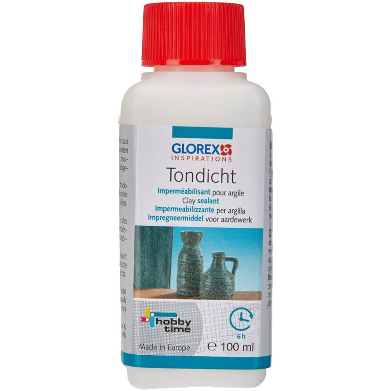 foto del prodotto glorex 6 8079 50 argilla 100 ml, sigillante monocomponente, chiude i pori e impedisce la penetrazione dell acqua, not known, white