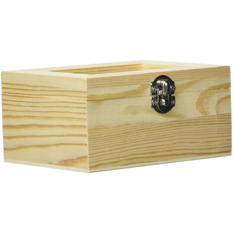 foto del prodotto glorex gmbh glorex scatola in legno naturale, altri, naturale, 18 x 8 x 6 cm