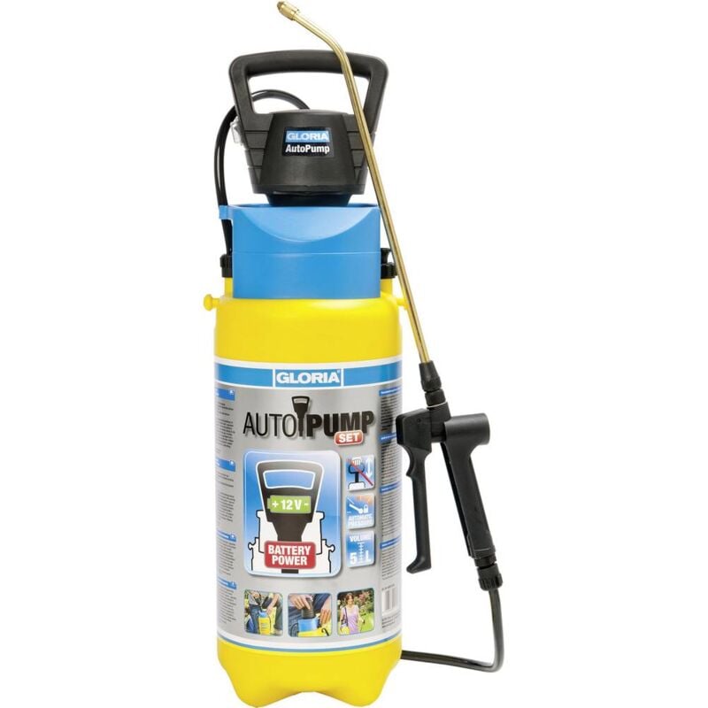 foto del prodotto gloria haus und garten 000910.0000 autopump set spruzzatore a batteria 5 l