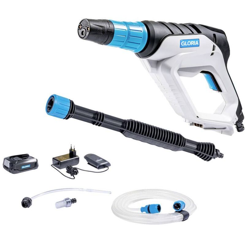 foto del prodotto gloria idropulitrice multijet 18v con batteria, autonoma e portatile