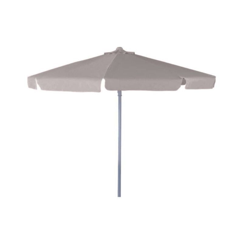 foto del prodotto gloupie ombrellone lixy, rotondo 3 metri con palo centrale da 48 mm,tortora, struttura in alluminio copertura da 160 gr m ,