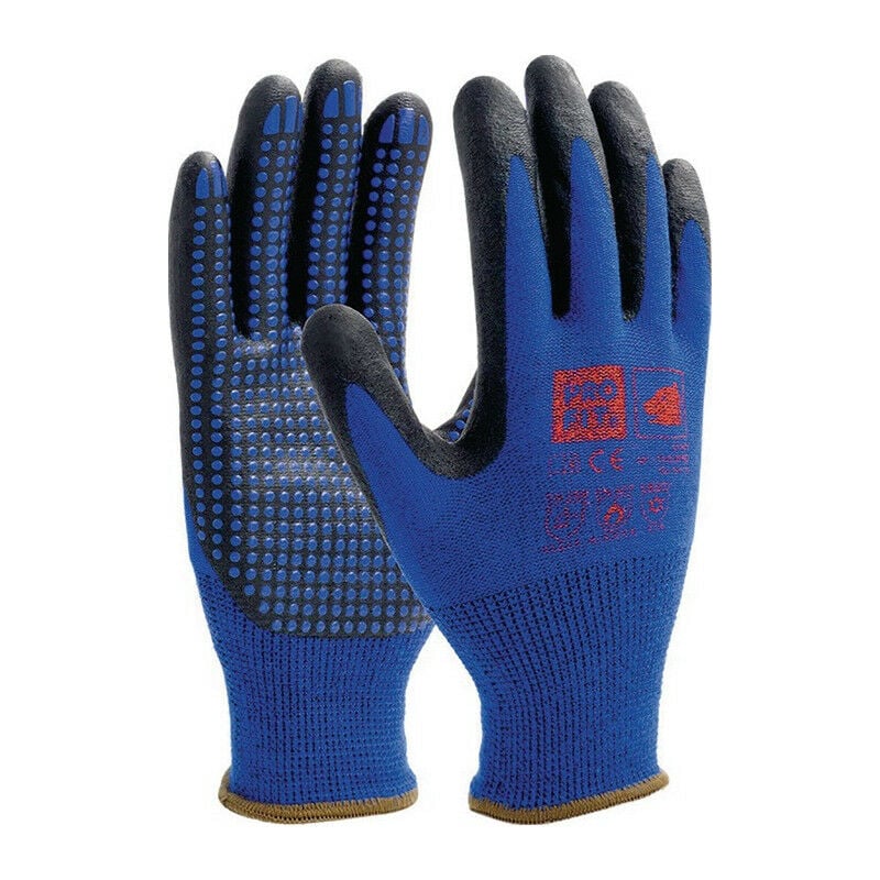 foto del prodotto glove in nitrile con nile nile nile fine dimensione 11 blu in 388. in 407. in 511 ca per 12 