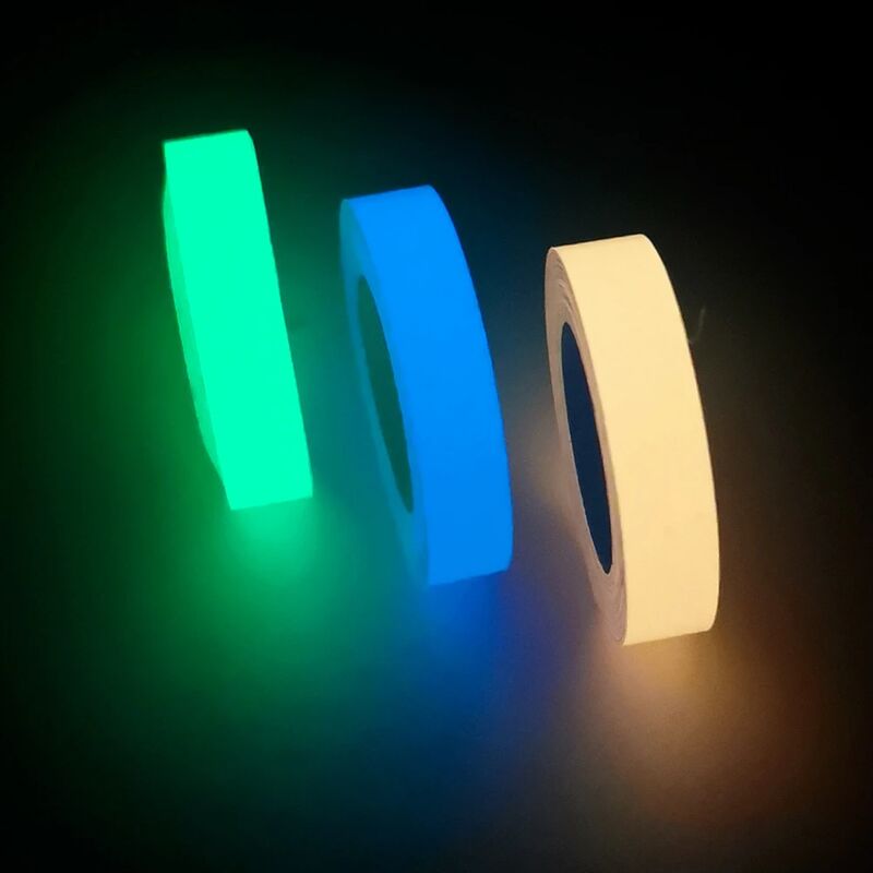foto del prodotto glow in the dark nastro 3m autoadesivo luminoso segnali di emergenza safe in the dark stage adesivi decorazioni per la casa forniture per feste