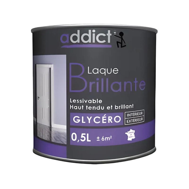 foto del prodotto glycero deco vernice per tutte le superfici, bianco lucido, 0,5 litri