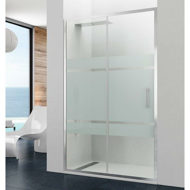 foto del prodotto gme box doccia prestige fisso scorrevole estensione 147 153, finiture frost