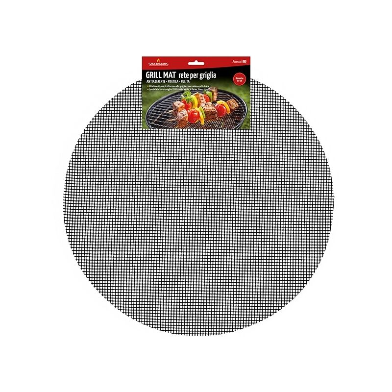 foto del prodotto gmr rete antiaderente d.50cm per griglia bbq