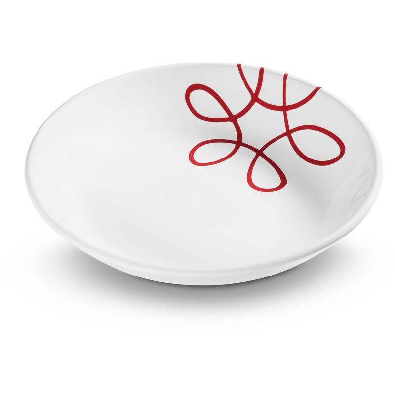 foto del prodotto gmundner ceramica pur rosso fiammato tazza per piatto da minestra 20 cm 