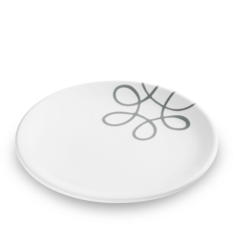 foto del prodotto gmundner ceramics blue flamed, piatto da pranzo gourmet 29 cm 