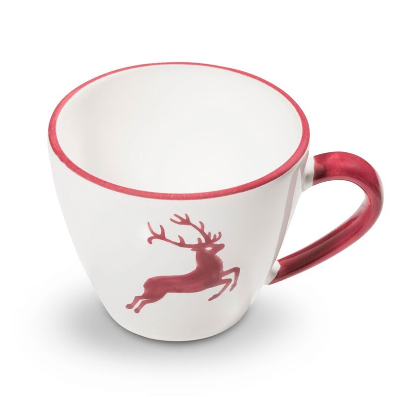 foto del prodotto gmundner keramik bordeauxr. cervo, tazza da caff gourmet 0,2 litri