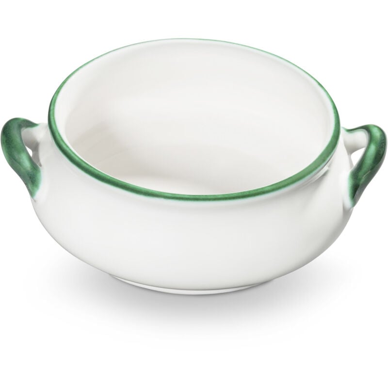 foto del prodotto gmundner keramik bordo verde, ciotola per zuppa 0,37 litri