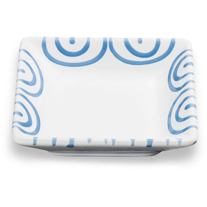 foto del prodotto gmundner keramik ceramica gmundner blu fiammato, ciotola per spuntini 11x11cm 