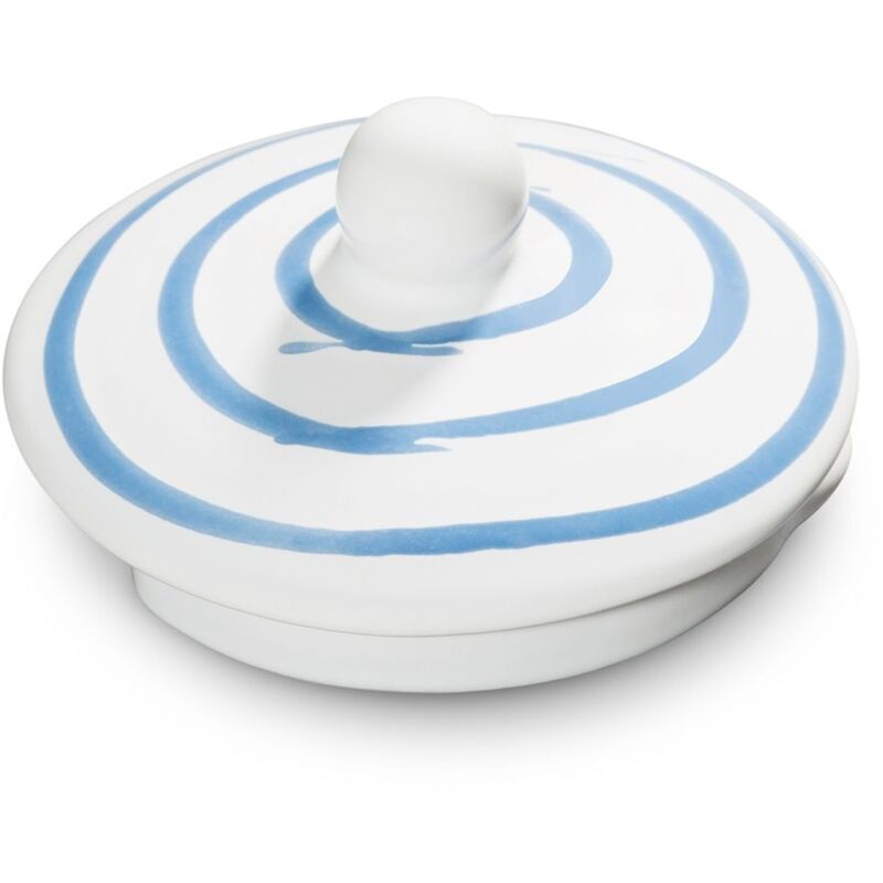 foto del prodotto gmundner keramik ceramica gmundner blu fiammato, parte superiore teiera 0,5 litri