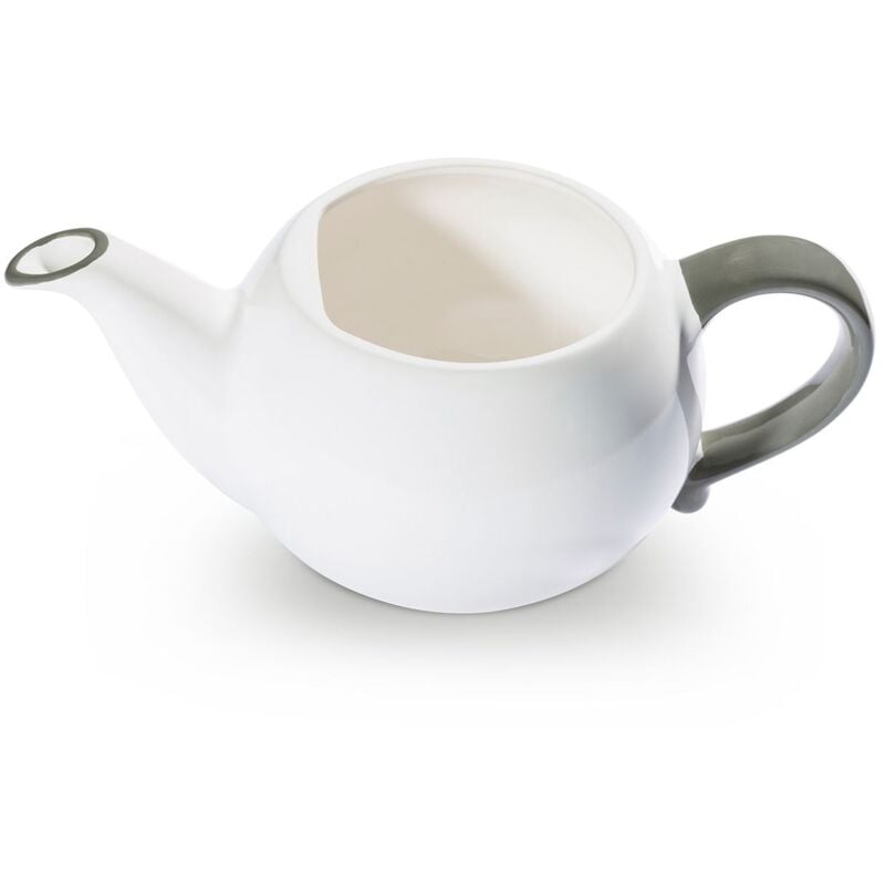 foto del prodotto gmundner keramik ceramica gmundner bordo grigio, parte inferiore teiera 0,5 litri