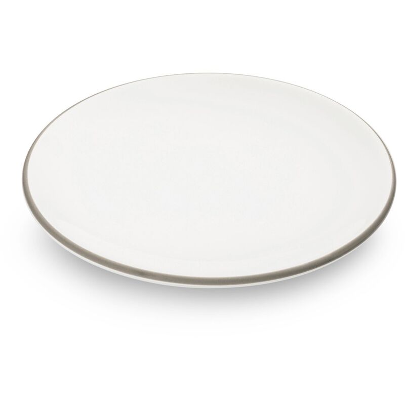 foto del prodotto gmundner keramik ceramica gmundner bordo grigio, tazza con piattino 15 cm 