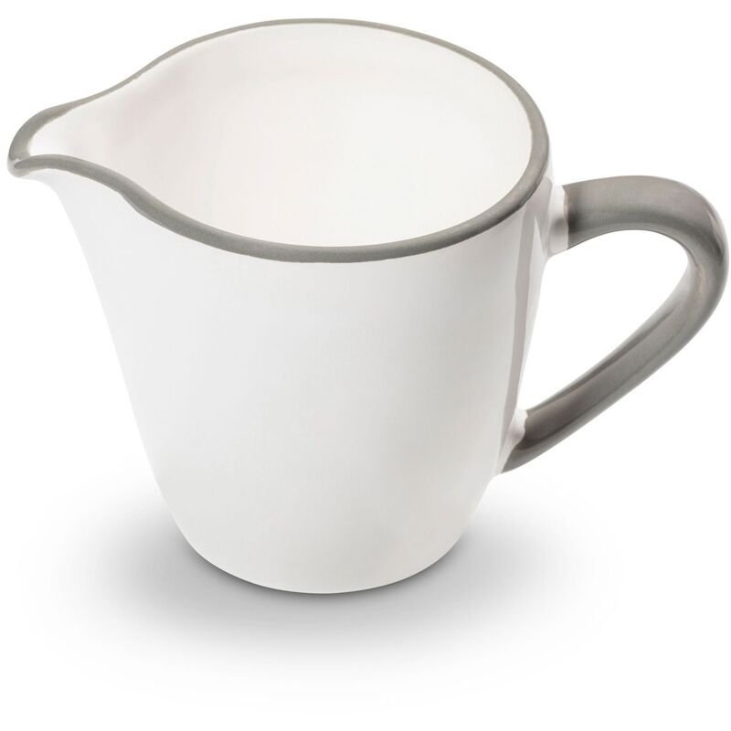 foto del prodotto gmundner keramik ceramica gmundner bordo grigio, versatore per latte gourmet 0,2 litri
