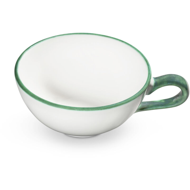 foto del prodotto gmundner keramik ceramica gmundner bordo verde, tazza da t 0,17 litri