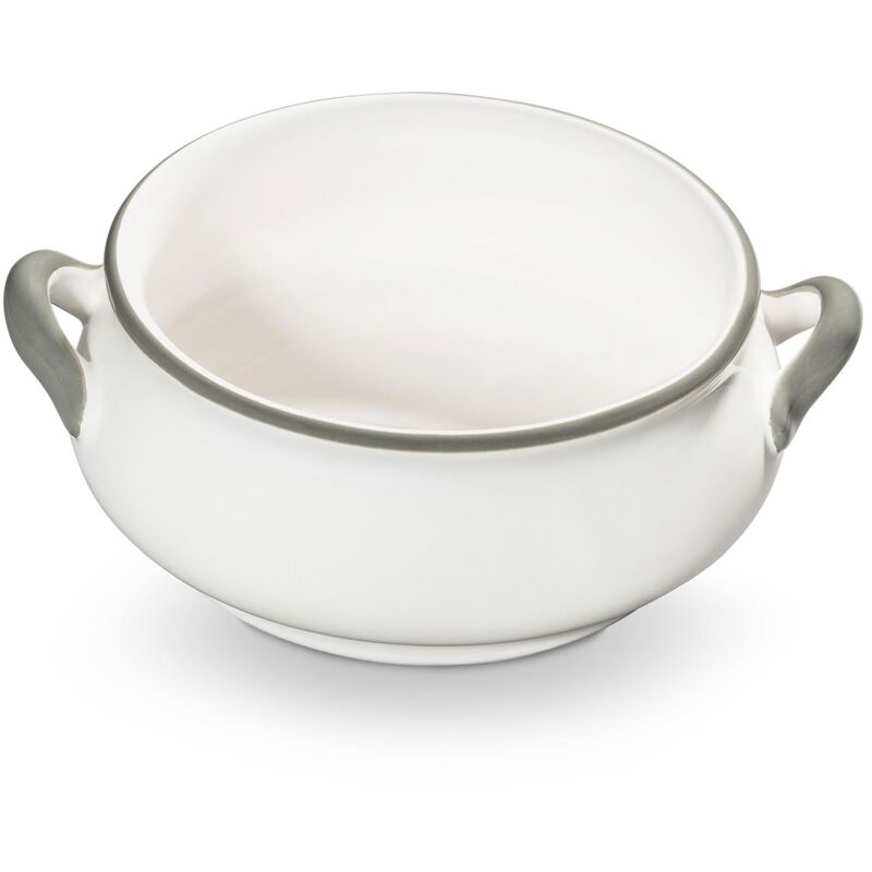 foto del prodotto gmundner keramik ceramica gmundner cerchio grigio, ciotola per zuppa da 0,37 litri