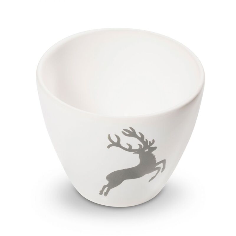 foto del prodotto gmundner keramik ceramica gmundner cervo grigio, base per zuccheriera gourmet