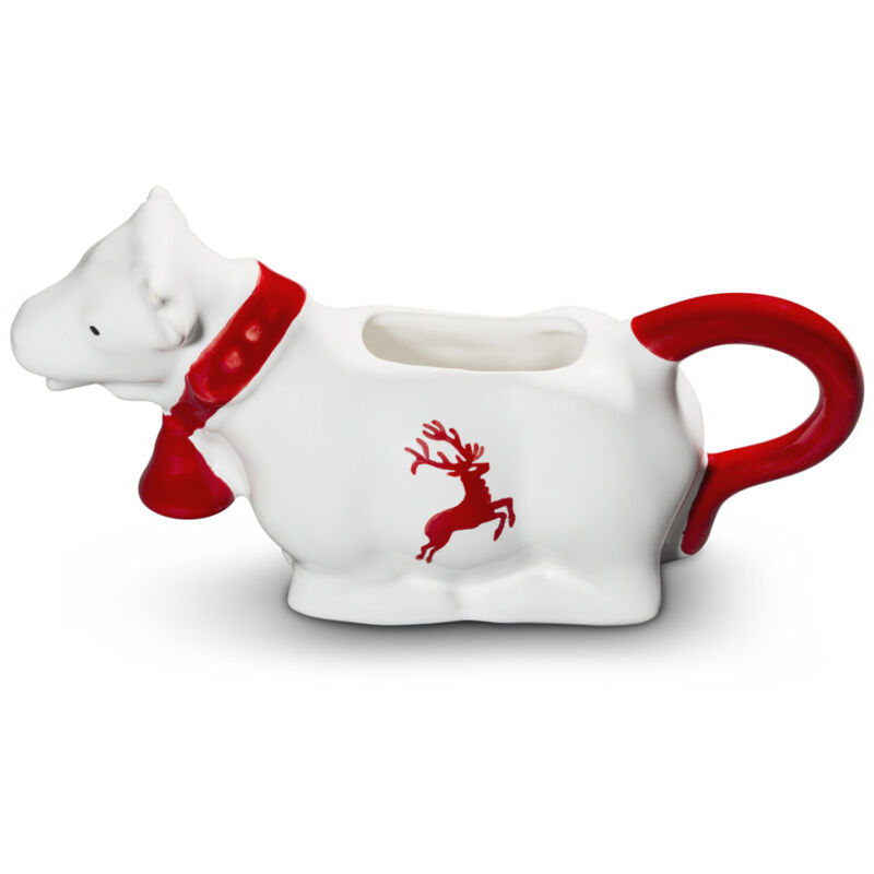 foto del prodotto gmundner keramik - ceramica gmundner cervo rosso rubino, mucca da latte (0,16l)