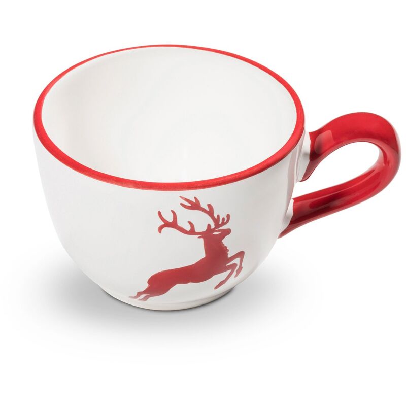 foto del prodotto gmundner keramik ceramica gmundner cervo rosso rubino, tazza da caff 0,19l 
