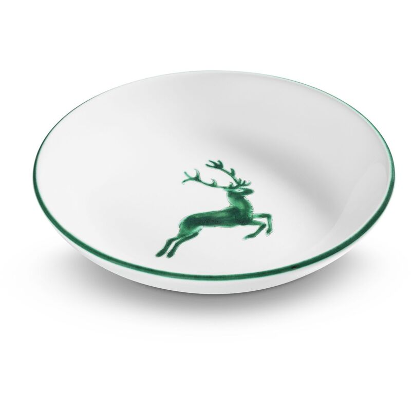 foto del prodotto gmundner keramik ceramica gmundner cervo verde, piatto da minestra coppa 20 cm 