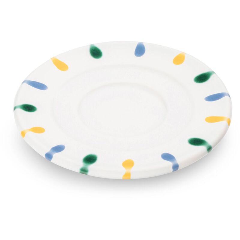 foto del prodotto gmundner keramik ceramica gmundner colorato fiammato, piattino espresso 11 cm 
