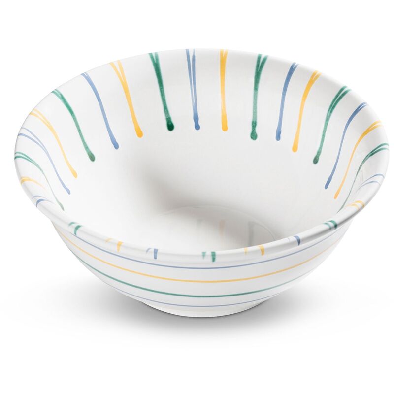 foto del prodotto gmundner keramik ceramica gmundner fiammata colorata, insalatiera 26 cm 