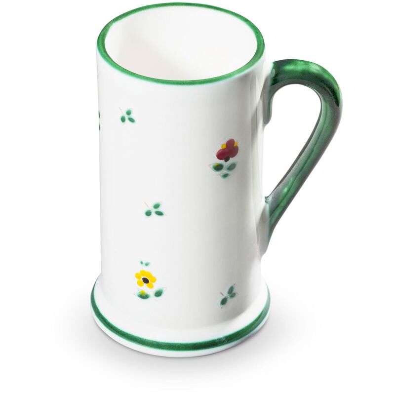 foto del prodotto gmundner keramik ceramica gmundner fiori sparsi, boccale da birra 0,3l 