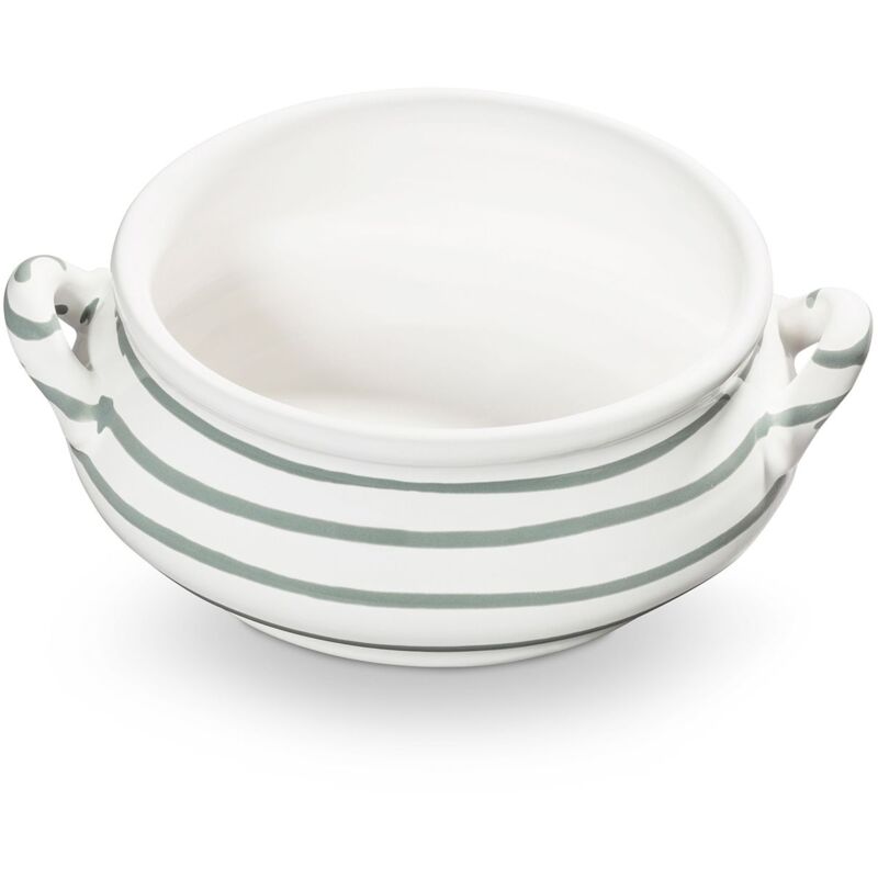 foto del prodotto gmundner keramik ceramica gmundner grigio fiammato, ciotola per zuppa 0,37 litri