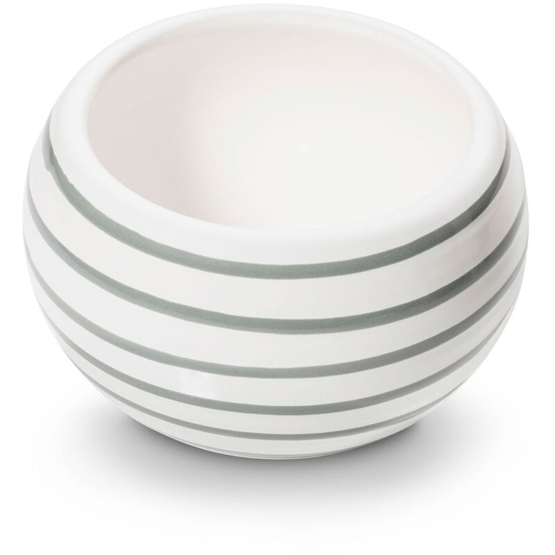 foto del prodotto gmundner keramik ceramica gmundner grigio fiammato, parte inferiore coppa zuccheriera