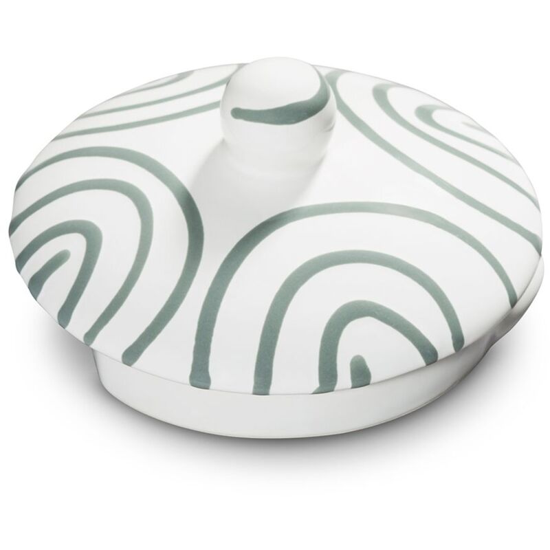 foto del prodotto gmundner keramik - ceramica gmundner grigio fiammato, parte superiore della teiera