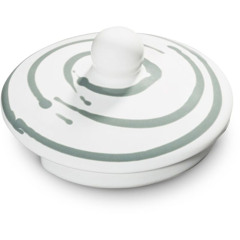 foto del prodotto gmundner keramik ceramica gmundner grigio fiammato, parte superiore teiera 0,5 litri