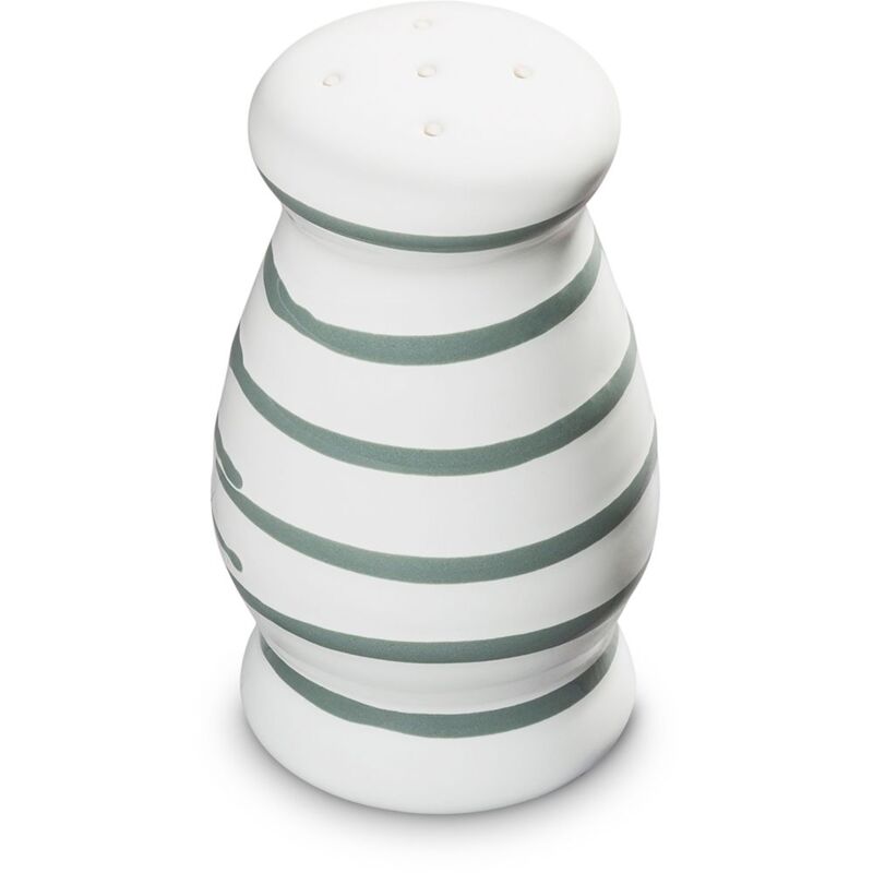 foto del prodotto gmundner keramik ceramica gmundner grigio fiammato, saliera bulbosa