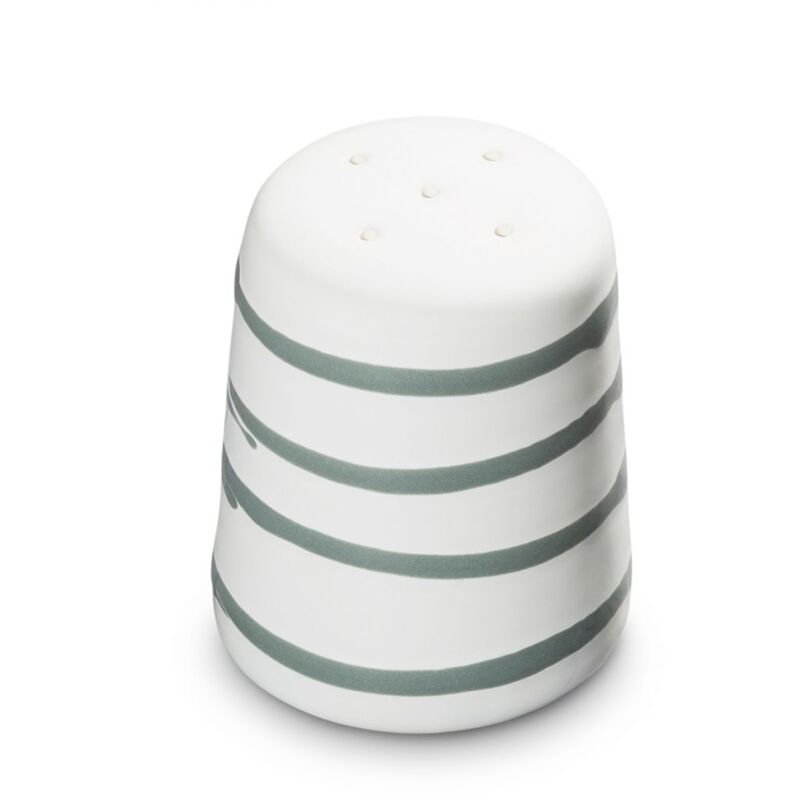 foto del prodotto gmundner keramik ceramica gmundner grigio fiammato, saliera dritta