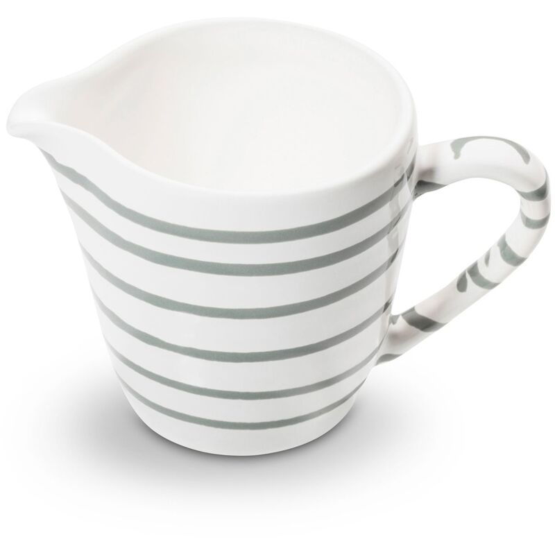 foto del prodotto gmundner keramik ceramica gmundner grigio fiammato, versatore per latte gourmet 0,2 litri