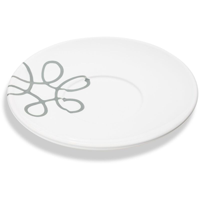 foto del prodotto gmundner keramik ceramica gmundner grigio puro fiammato, piattino maxima 18cm