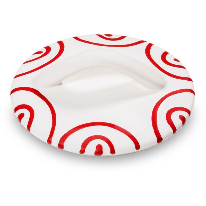 foto del prodotto gmundner keramik ceramica gmundner rosso fiammato, parte superiore zuccheriera gourmet