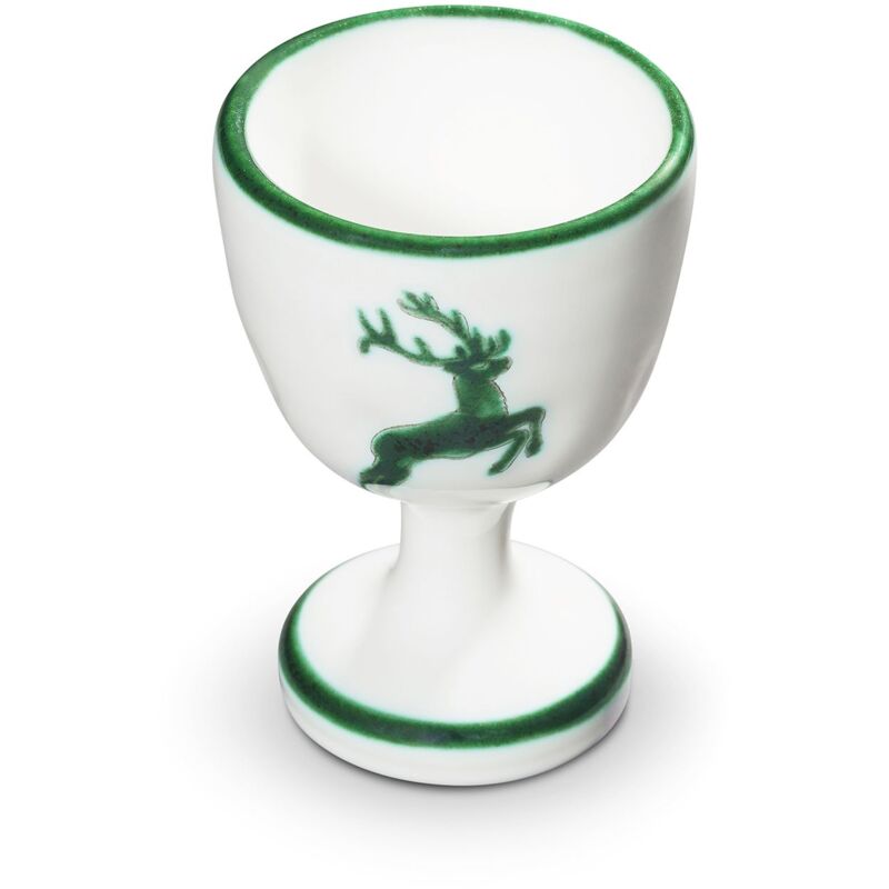foto del prodotto gmundner keramik cervo verde portauovo h 7,5 cm 