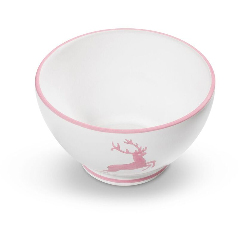 foto del prodotto gmundner keramik ciotola per cereali con cervo rosa grande 14 cm 