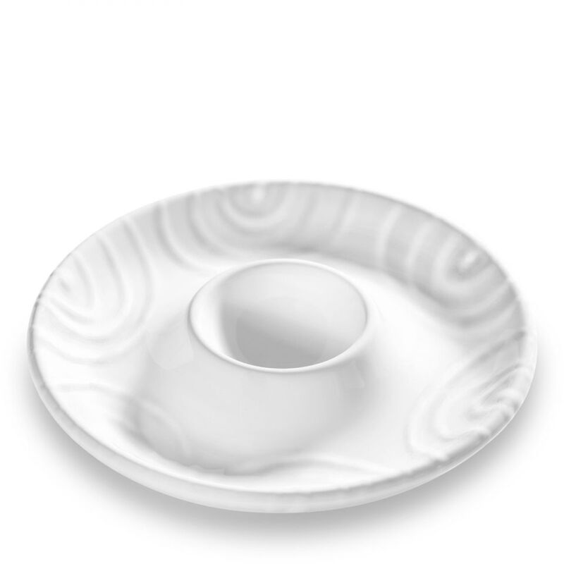 foto del prodotto gmundner keramik gmundner ceramica bianco fiammato coppetta per uova 12 cm 