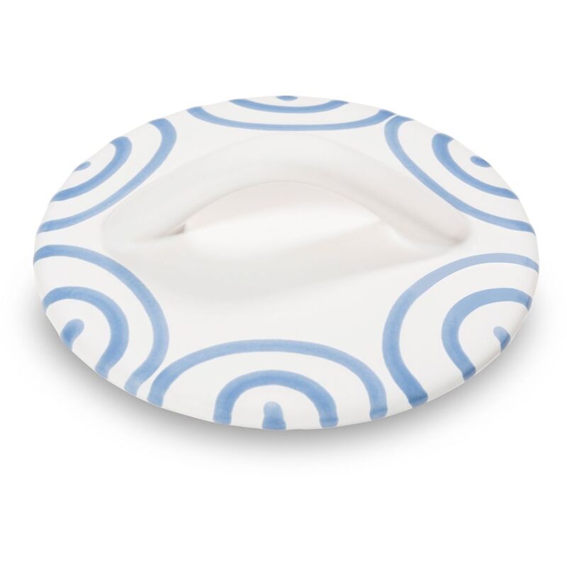 foto del prodotto gmundner keramik gmundner ceramica blu fiammata, parte superiore zuccheriera gourmet
