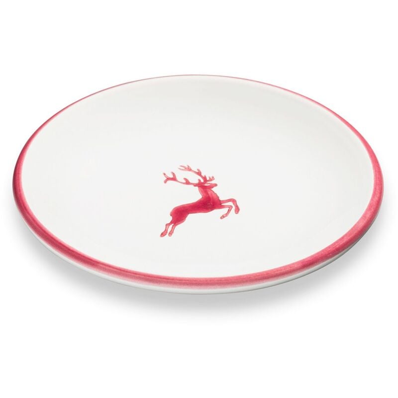 foto del prodotto gmundner keramik - gmundner ceramica bordeauxr. cervo, piattino moka (ø11 cm)