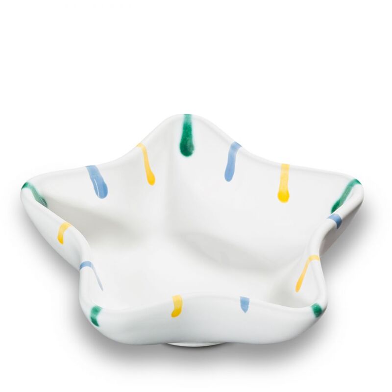 foto del prodotto gmundner keramik - gmundner ceramica colorata fiammata, ciotola a stella (l 14 cm)